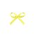 Lacinho Amarelo Tipo Mosquitinho - Pct c/ 100 peças - Laços Marcela - Rizzo Embalagens - Imagem 1