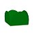 Forminhas para Doces 4 Pétalas Verde Bandeira 50 unidades NC Toys - Imagem 1