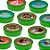 Latinha Lembrancinha Verde Escuro - Festa Moana - 8 cm - 20 unidades - Rizzo - Imagem 1