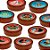 Latinha Lembrancinha Marrom - Festa Moana - 8 cm - 20 unidades - Rizzo - Imagem 1