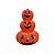 Enfeite Decorativo Halloween - Torre De Abóbora - 22cm - 1 unidade - Rizzo - Imagem 1