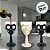 Taça Halloween - Branco e Preto - Caveira - 250ml - 1 unidade - Rizzo - Imagem 3