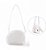 Bolsa Pelúcia Orelha de Coelho com Alça - Branco - 16cm - 1 unidade - Cromus - Rizzo - Imagem 1