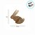 Kit Coelhos Decorativos em Madeira Rustica - 6cm - 6 unidades - Cromus - Rizzo - Imagem 2