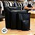 Saco Trilho Zip Preto Fosco com Furo - Trilho Preto - 18x25cm - 50 unidades - Rizzo - Imagem 6