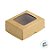 Caixa Doces com Visor S0 (6cm x 5cm x 2,5cm) Kraft - 10 unidades - Assk - Rizzo Embalagens - Imagem 2