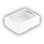 Caixa 10 Doces com Visor S2 (10,2cm x 13cm x 4cm) Branca 10 unidades Assk Rizzo Embalagens - Imagem 1