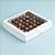 Caixa 25 Doces com Visor S8 (19cm x 19cm x 4cm) Branca - 10 unidades - Assk - Rizzo Embalagens - Imagem 1