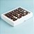 Caixa 24 Doces com Visor S9 (19cm x 25cm x 4cm) Branca - 10 unidades - Assk - Rizzo Embalagens - Imagem 1