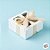 Caixa com Visor S16 (7cm x 7cm x 3cm) Branca - 10 unidades - Assk - Rizzo - Imagem 3