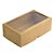 Caixa com Visor S17 (25cm x 15cm x 8cm) Kraft 10 unidades Assk Rizzo Embalagens - Imagem 1