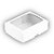 Caixa com Visor S18 (11,5cm x 15,5cm x 3,5cm) Branca 10 unidades Assk Rizzo Embalagens - Imagem 1