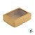 Caixa com Visor S18 (11,5cm x 15,5cm x 3,5cm) Kraft - 10 unidades - Assk - Rizzo Embalagens - Imagem 2
