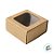 Caixa Gaveta com Visor Nº1 (8cm x 8cm x 4cm) Kraft 10 unidades Assk Rizzo Embalagens - Imagem 2