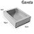 Caixa Gaveta com Visor Nº3 (12cm x 16cm x 4cm) Branca 10 unidades Assk Rizzo Embalagens - Imagem 2