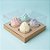 Caixa Cupcake com Tampa Transparente 4 Cavidades (17cm x 17cm x 8,5cm) Kraft - 10 unidades - Assk - Rizzo - Imagem 1