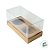 Caixa Cupcake com Tampa Transparente 2 Cavidades (17cm x 9cm x 8,5cm) Kraft - 10 unidades - Assk - Rizzo - Imagem 2