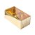 Caixa 2 Doces com Tampa Transparente Nº 2 (8,5cm x 4cm x 3,5cm) Dourada 10 unidades Assk Rizzo Embalagens - Imagem 1