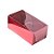 Caixa 2 Doces com Tampa Transparente Nº 2 (8,5cm x 4cm x 3,5cm) Vermelha 10 unidades Assk Rizzo Embalagens - Imagem 1