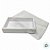 Caixa com Tampa Transparente Nº 7 (13cm x 20cm x 3,5cm) Branca - 10 unidades - Assk - Rizzo - Imagem 2