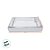 Caixa com Tampa Transparente Nº 7 (13cm x 20cm x 3,5cm) Branca - 10 unidades - Assk - Rizzo - Imagem 5