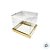 Caixa para Panetone 100g 10x10cm Ouro - 10 unidades - Assk - Rizzo - Imagem 2