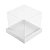 Caixa para Panetone 500g (15cm x 15cm x 15cm) Branca 5 unidades Assk Rizzo Embalagens - Imagem 1