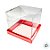 Caixa para Panetone 500g (15x15cm) Vermelha - 5 unidades - Assk - Rizzo - Imagem 2