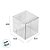 Caixa Cubo Transparente K9 (4cm x 4cm x 4cm) 20 unidades Assk Rizzo Embalagens - Imagem 4