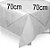 Toalha de Mesa Quadrada Cobre Mancha em TNT (70cm x 70xm) Preta 5 unidades - Best Fest - Rizzo Embalagens - Imagem 2