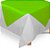 Toalha de Mesa Quadrada Cobre Mancha em TNT (70cm x 70xm) Verde Limão 5 unidades - Best Fest - Rizzo Embalagens - Imagem 1