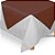 Toalha de Mesa Quadrada Cobre Mancha em TNT (70cm x 70xm) Marrom 5 unidades - Best Fest - Rizzo Embalagens - Imagem 1