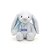 Coelho de Pelúcia Azul com Laço Personalizado - 31cm - 1 unidade - Rizzo - Imagem 3