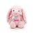 Coelho de Pelúcia Rosa com Laço Personalizado - 31cm - 1 unidade - Rizzo - Imagem 2