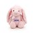 Coelho de Pelúcia Rosa com Laço Personalizado - 31cm - 1 unidade - Rizzo - Imagem 3