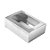 Caixa Gaveta com Visor Nº2 (8cm x 12cm x 4cm) Prata 10 unidades Assk Rizzo Embalagens - Imagem 1