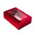 Caixa Gaveta com Visor Nº2 (8cm x 12cm x 4cm) Vermelha 10 unidades Assk Rizzo Embalagens - Imagem 2