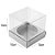 Caixa Mini Bolo GG (10cm x 10cm x 10cm) Prata 10 unidades Assk Rizzo Embalagens - Imagem 2
