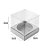 Caixa Mini Bolo G (8cm x 8cm x 8cm) Prata 10 unidades Assk Rizzo Embalagens - Imagem 2