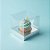 Caixa Mini Bolo G (8cm x 8cm x 8cm) Prata - 10 unidades - Assk - Rizzo - Imagem 1