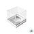 Caixa Mini Bolo G (8cm x 8cm x 8cm) Prata - 10 unidades - Assk - Rizzo - Imagem 2