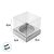 Caixa Mini Bolo G (8cm x 8cm x 8cm) Prata - 10 unidades - Assk - Rizzo - Imagem 4