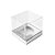Caixa Mini Bolo G (8cm x 8cm x 8cm) Prata 10 unidades Assk Rizzo Embalagens - Imagem 1
