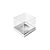 Caixa Mini Bolo PP (4cm x 4cm x 4cm) Prata 10 unidades Assk Rizzo Embalagens - Imagem 1