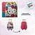 Mochila Escolar Com Rodinhas - Hello Kitty - 1 unidade - Rizzo - Imagem 3