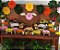 Flor de Papel Decoração Festa - Flor do Campo 27cm PP Laranja - Decora Doces - Rizzo Festas - Imagem 4