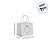 Sacola Premium Para Caixa Meio Ovo de 250g a 350g - Florens - 30x26x14cm - 1 unidade - Cromus - Rizzo - Imagem 3