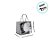 Sacola Premium Para Caixa Meio Ovo Com Visor - Contos De Páscoa - 22x20x14cm - 1 unidade - Cromus - Rizzo - Imagem 3
