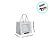 Sacola Premium Para Caixa Meio Ovo Com Visor - Jump - 22x20x14cm - 1 unidade - Cromus - Rizzo - Imagem 3