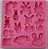 Molde de Silicone Rostinhos de Coelhos Páscoa P22 Molds Planet Rizzo Confeitaria - Imagem 1